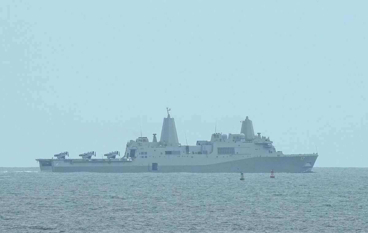 Andrews Abreu (@andrewsabreu) on Twitter photo #AHORA El USS San Antonio (LPD-17) partió de Norfolk este Domingo 24/08 hacia el sur, después de un retraso por el huracán Erin. Es parte del despliegue programado al Caribe contra el Cartel de los Soles. #AHORA El USS San Antonio (LPD-17) partió de Norfolk este Domingo 24/08 hacia el sur, después de un retraso por el huracán Erin. Es parte del despliegue programado al Caribe contra el Cartel de los Soles.