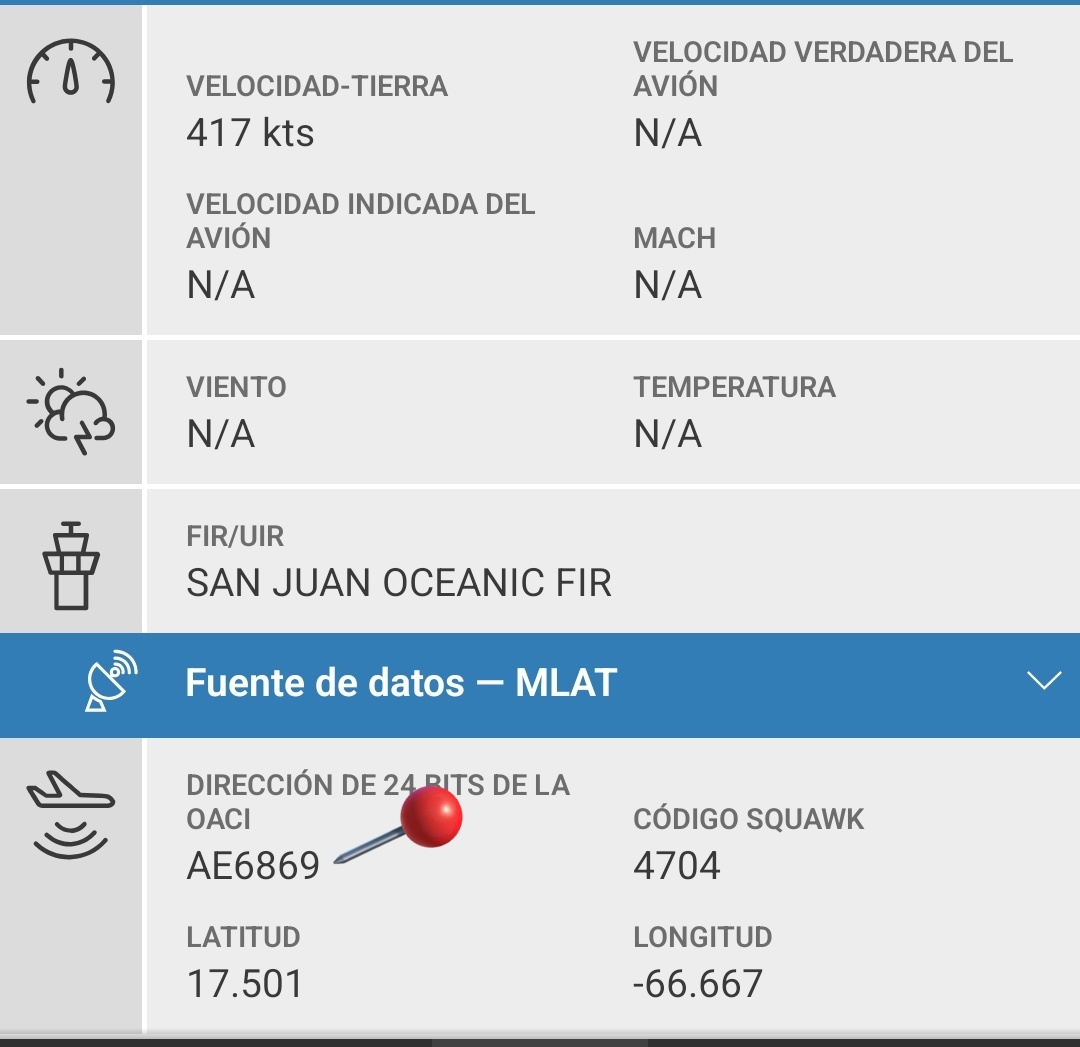 𝘼𝙧𝙧𝙚𝙘𝙝𝙤 (@arr3ch0) on Twitter photo US Navy P-8A Poseidon iniciando la larga misión sobre el Mar Caribe del día de hoy. Activo desde Puerto Rico. Hex AE6869 US Navy P-8A Poseidon iniciando la larga misión sobre el Mar Caribe del día de hoy. Activo desde Puerto Rico. Hex AE6869
