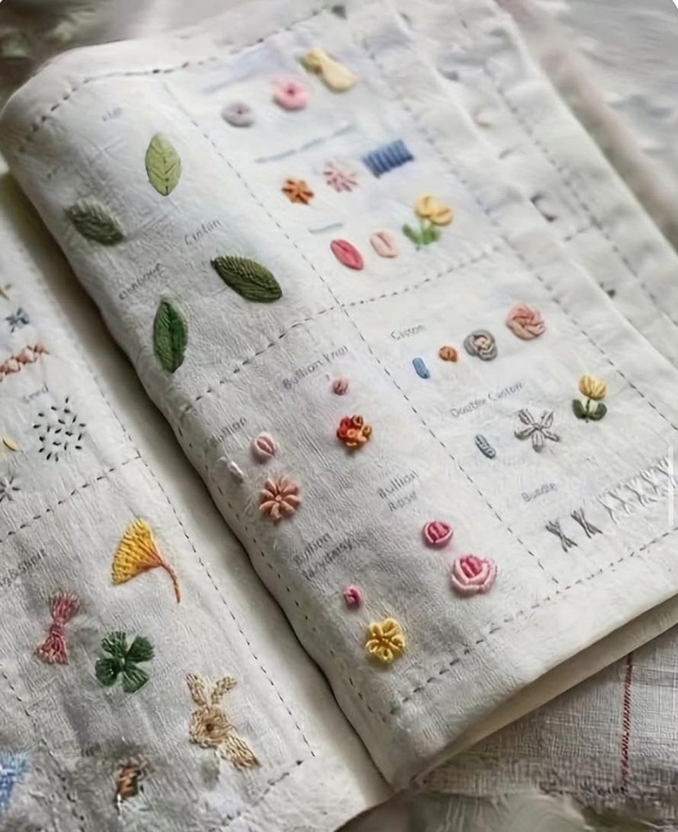 Embroidery book