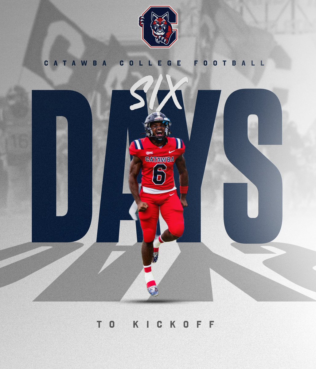 Only 6 days stand between us and kickoff.
Are you ready????
