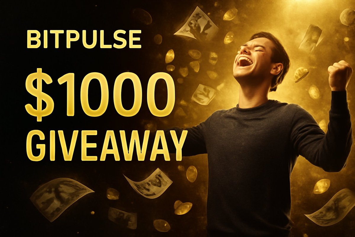 BitPulse (@bitpulsesol) on Twitter photo ๐ฅLIVE Final Giveaway by BitPulse ๐
๐ฐ Prize: $1,000 USDT ๐
๐ Only 1 Winner | โณ Results will be announced before the big launch
๐ 100% Random โ Anyone can Win!
โจ How to Join?
1๏ธโฃ Follow @BitpulseSOL
2๏ธโฃ Like โค๏ธ + Retweet ๐
3๏ธโฃ Tag 3 Friends ๐ฅ & mention @BitpulseSOL in ๐ฅLIVE Final Giveaway by BitPulse ๐
๐ฐ Prize: $1,000 USDT ๐
๐ Only 1 Winner | โณ Results will be announced before the big launch
๐ 100% Random โ Anyone can Win!
โจ How to Join?
1๏ธโฃ Follow @BitpulseSOL
2๏ธโฃ Like โค๏ธ + Retweet ๐
3๏ธโฃ Tag 3 Friends ๐ฅ & mention @BitpulseSOL in