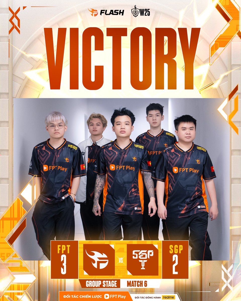Flazersalliance's tweet image. A glorious win for FPT: 3 - 2 against SGP!
#Flazers #TeamFlash #FPTFlash #FPTPlay #Alliance #aov #AdminM