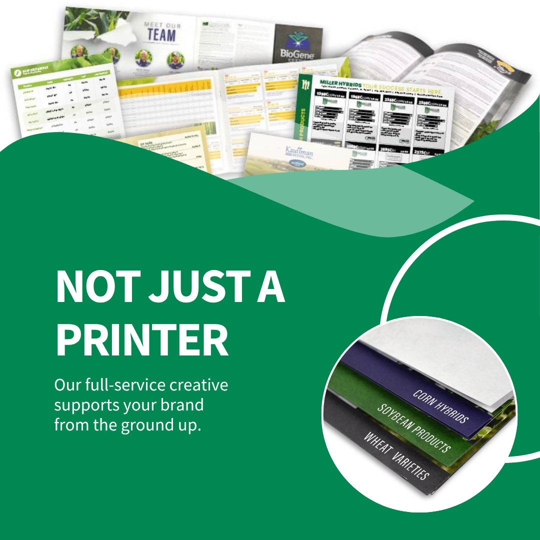 From brochures to field signs, we transform ideas into clear, on-brand visuals.

Your brand provides the vision. We handle the layout and finishing touches that make it shine.