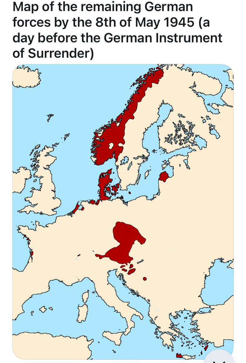 On that day, a rump Nazi government led by Grand Admiral Karl Dönitz was holed up in a naval academy gym on the Baltic coast, the Soviet flag had been raised over the Reichstag, Hitler had been dead for a week, and German forces controlled only the tiniest bit of ... Germany.