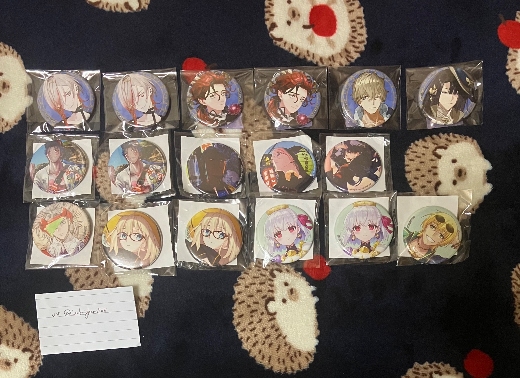 FGOフェス2024 霊基召喚缶バッジ オベロン Fate/Grand Order Fes. 2024 9th Anniversary