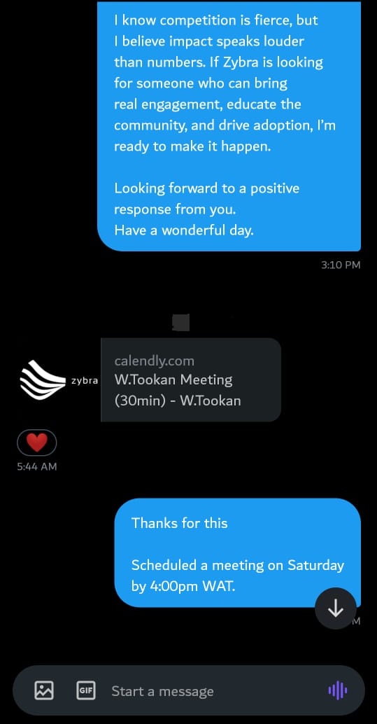 I decided to do my <a href="/connectdoradao/">DoraDAO</a> "talk to 2 dream person" Task