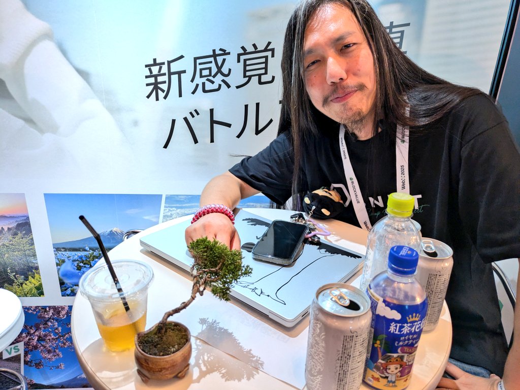 bara / BONSAI NFT コミュマネ🌳🐧 (@bara_bonsai) on Twitter photo 去年の倍近く人いて大熱狂です🔥
#WebX2025 去年の倍近く人いて大熱狂です🔥
#WebX2025