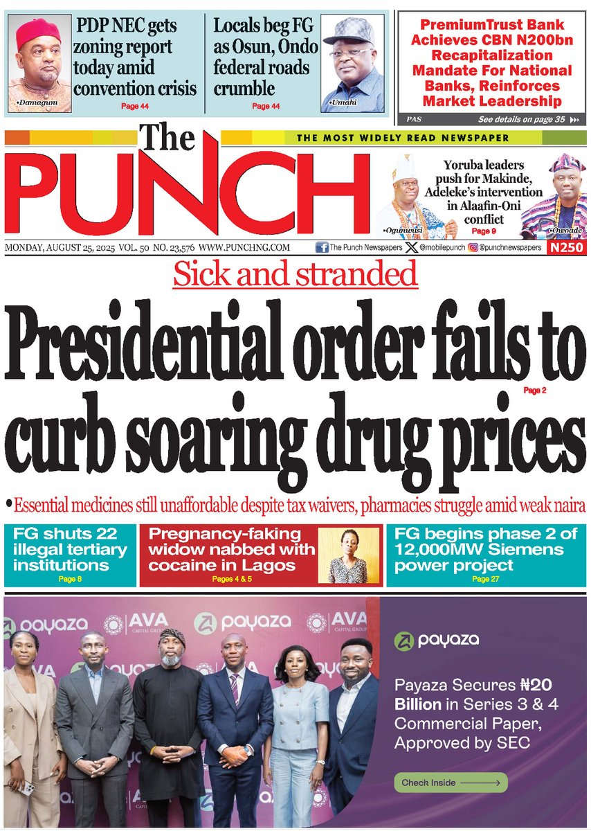 Punch Newspapers tweet media