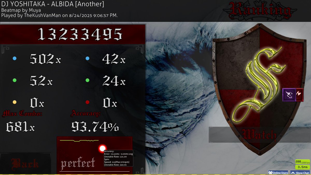 632pp finally S rank fc fix.