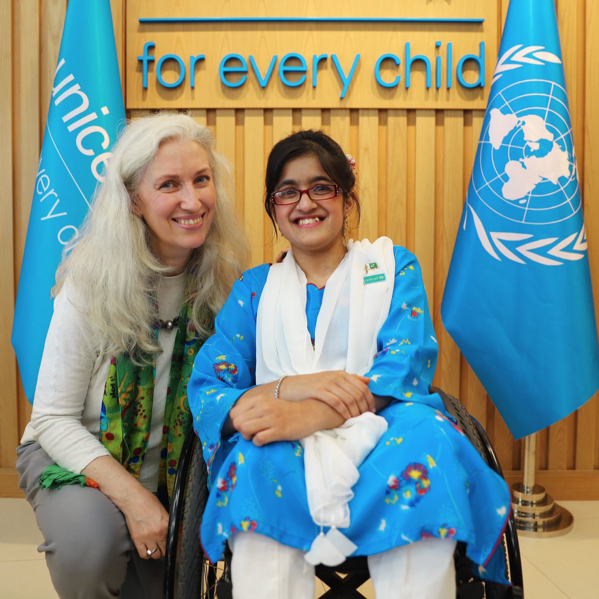 It was a delight to welcome our energetic Youth Advocate <a href="/TaqwaAhmad2006/">Taqwa Ahmad</a> and her family to UNICEF. Her passion for inclusion and child rights is truly inspiring. We discussed how young voices can drive change so every child in Pakistan has the chance to learn, grow &amp; succeed.