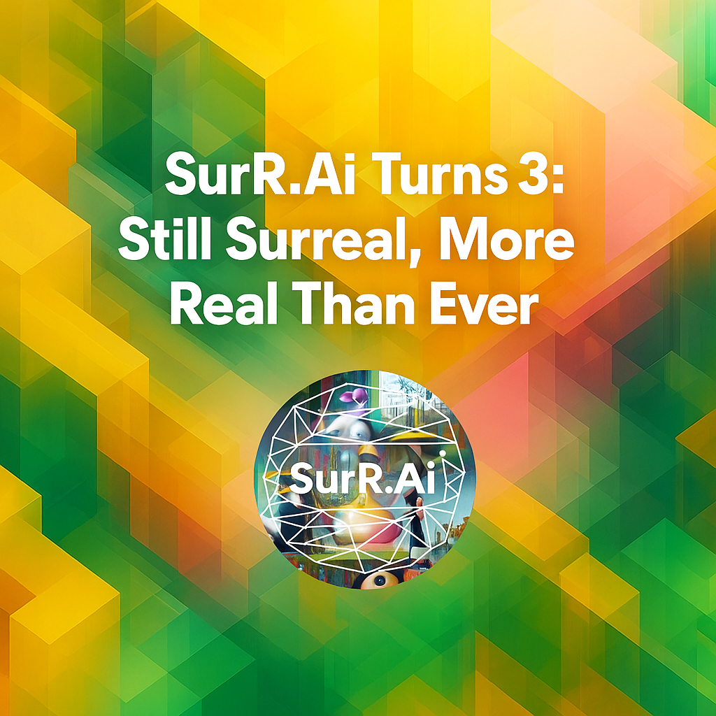 SurRNFTs's tweet photo. π https://t.co/dF6rSk0xHW Turns 3: Still SurReal. More Real Than Ever
From #Pixels β #FineArtPrints β #VideoLoops β #HandPainted #artworks. Own it on-chain. Display it IRL #SurRtt #Web3 #NFTArt
π Daily drops AugβSept 2025: 1/1 #NFTs
π On Rarible https://t.co/FbVarMky0g https://t.co/MDcVxjCAya