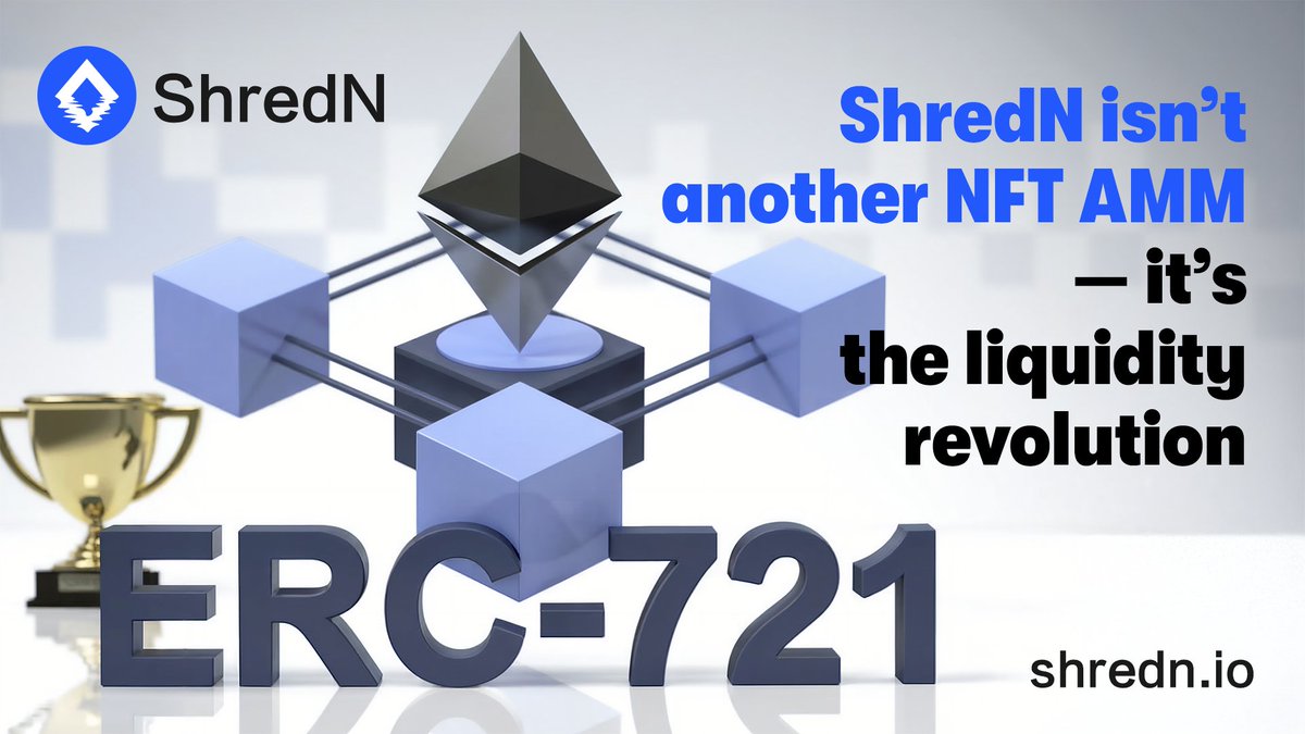 ShredNProtocol's tweet image. 🌐 #ShredN isn’t another NFT AMM—it’s the liquidity revolution.

💎 With ID-level ERC-721 tracking &amp;amp; rarity-aware valuation, your NFT’s uniqueness is finally reflected in its price.

$SHRED