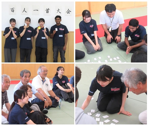 四日市北警察署で「少年の居場所づくり活動（百人一首体験）」を行いました。若樫サポーターは、「百人一首を通して自然と会話が生まれ、少年との距離が縮まった。」、「最初は消極的だった少年が、次第に活動を楽しみ、自分から話しかけてくれて、関われたことに喜びを感じた。」と話していました