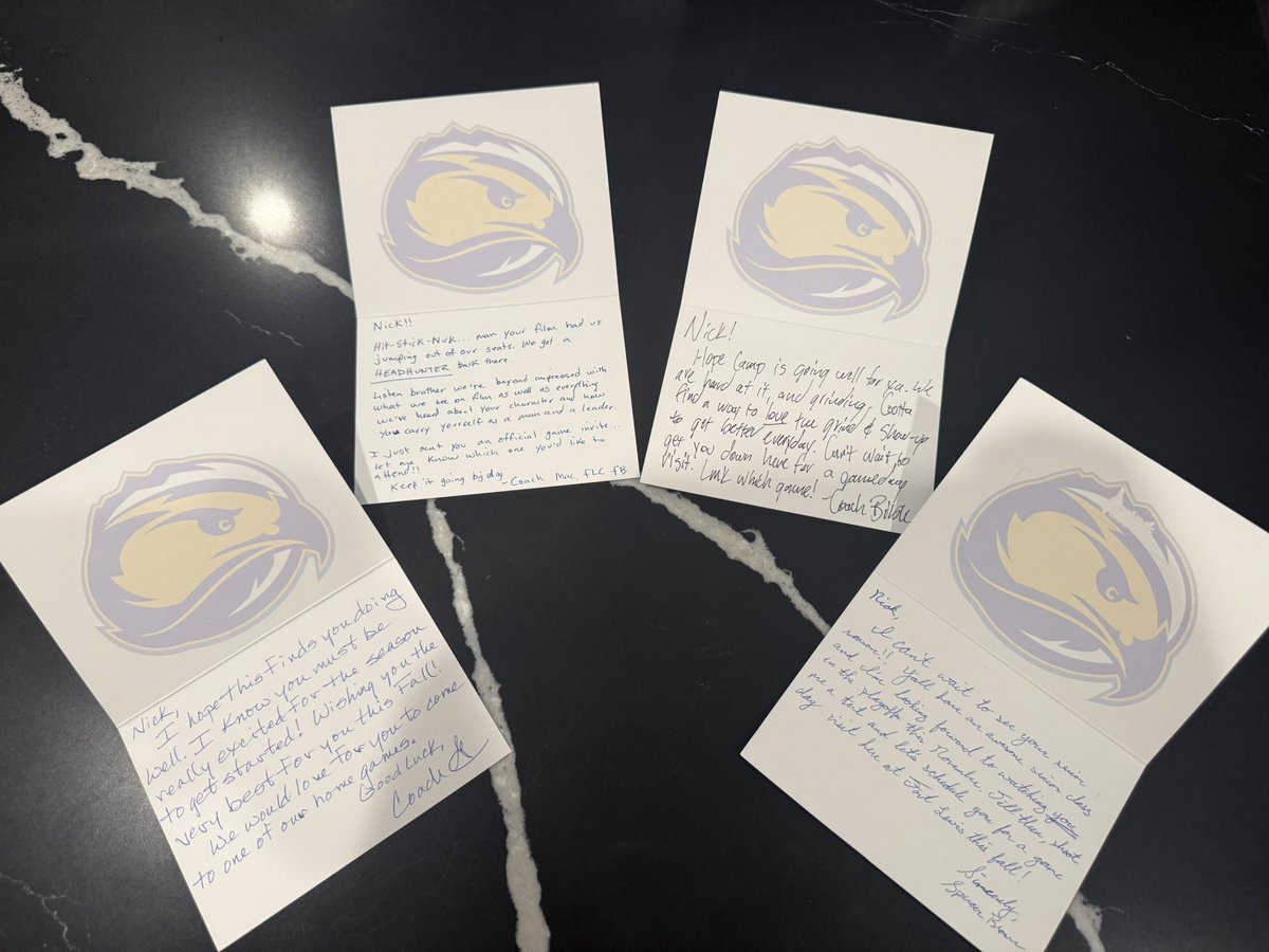 Thank you <a href="/FLCFootball/">FLC Football</a> for the love!
<a href="/TheCoach7Bible/">Jordan Bible</a> <a href="/Coach_SBrown/">Spencer Brown</a> <a href="/coachjmacarthur/">Coach Mac</a> <a href="/_MullenFootball/">Mullen Mustangs Football Alum</a> <a href="/jrbennet/">Jeremy Bennett</a> <a href="/CoachMailo/">Coach Shaun Mailo</a>