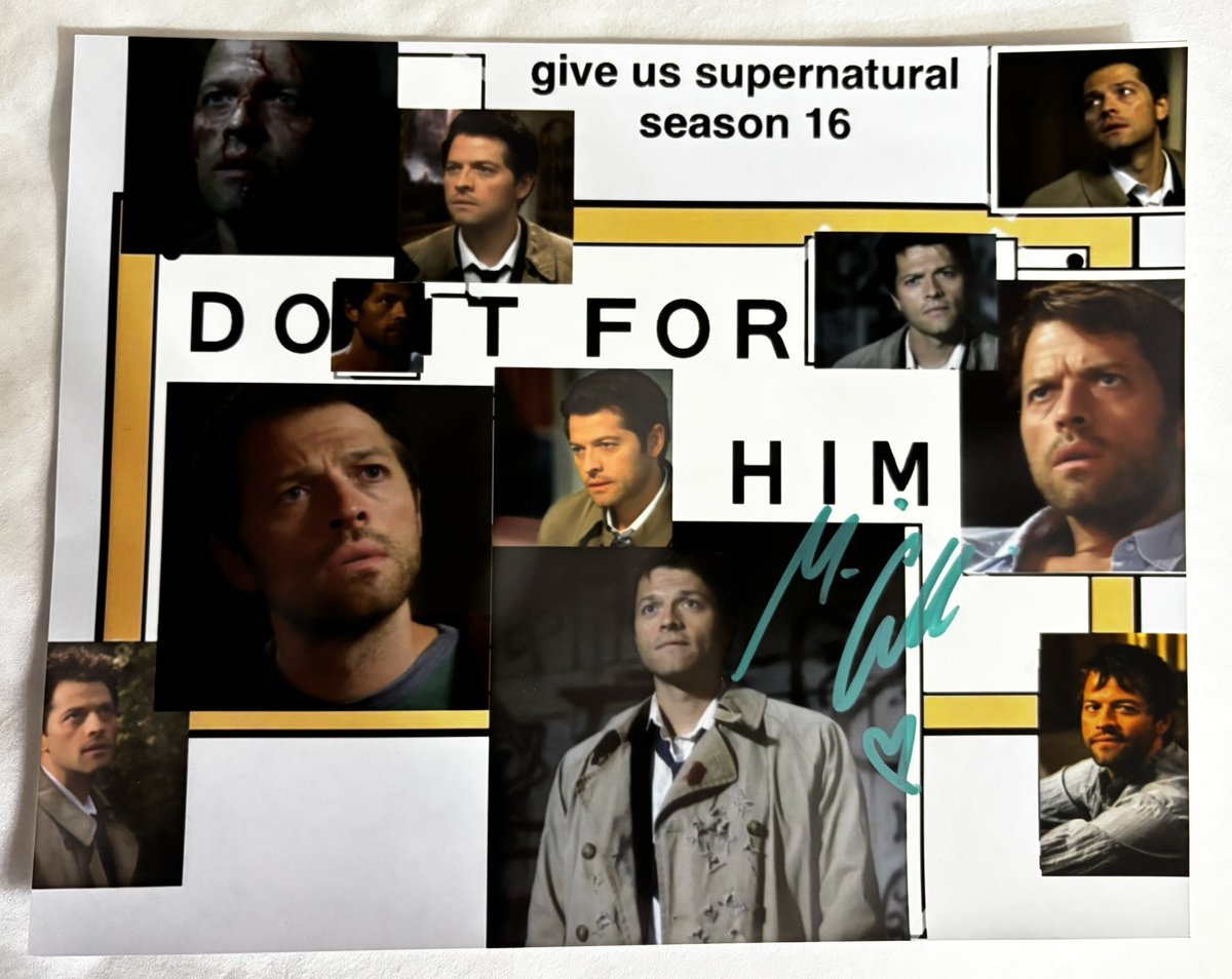 me @ #spnaustin #spnaus getting jensen and misha's autographs: "this is a legally binding contract btw. just so you're aware"

jensen: "clearly!"      misha: "understood &lt;3"