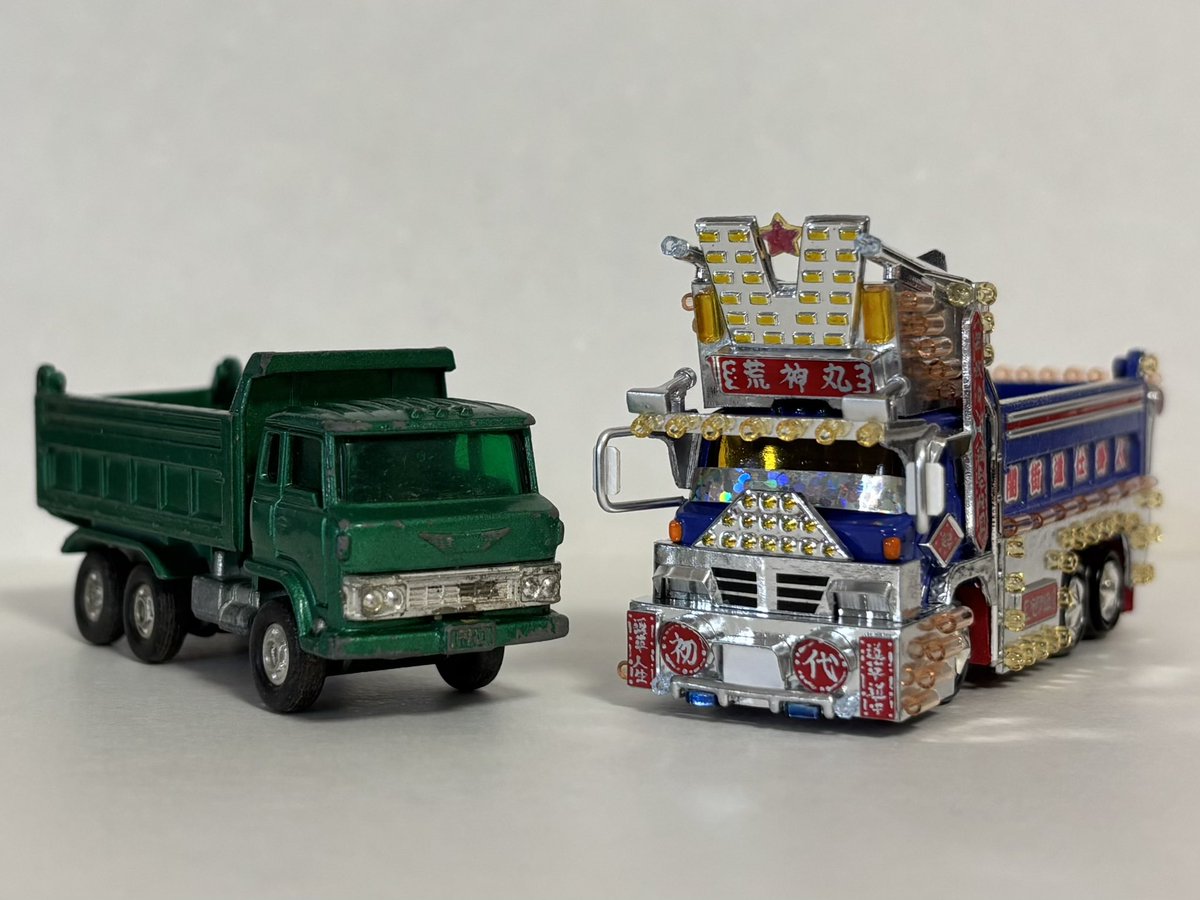 子供の頃やっていた事を思い出しながら制作したトミカ日野ZMダンプ😌