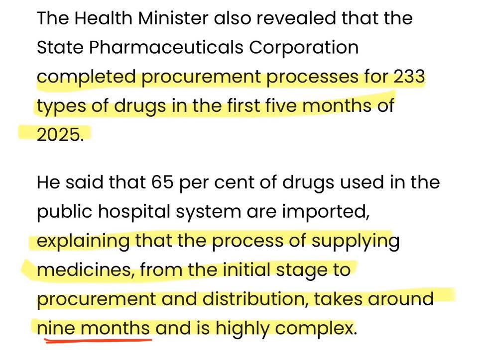 Gayara De Silva (@gayaradesilva) on Twitter photo <a href="/ishanul/">Ishan</a> <a href="/AzzamAmeen/">Azzam Ameen</a> I was saying the same. Fact that 223 tenders were completed by May 2025 is not emphasized on. Fact that 3.5 billion has been allocated is overlooked. Yes, they have reiterated the shortage is due to procurement delays from last government- because it does take a timeline of <a href="/ishanul/">Ishan</a> <a href="/AzzamAmeen/">Azzam Ameen</a> I was saying the same. Fact that 223 tenders were completed by May 2025 is not emphasized on. Fact that 3.5 billion has been allocated is overlooked. Yes, they have reiterated the shortage is due to procurement delays from last government- because it does take a timeline of