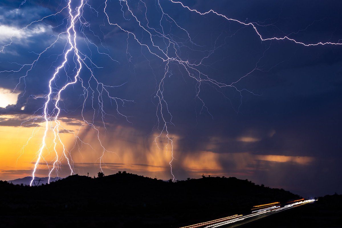Mark J. Rebilas (@rebilasphoto) on Twitter photo I think I have a new entrant into my top 10 bolts of all time from a sunset storm tonight near Vicksburg, AZ while chasing with the 🐐 <a href="/MikeOlbinski/">Mike Olbinski</a> And I got it with two cameras! One at 24mm and the other at 70mm. Which one is better? #azwx
📸 <a href="/rebilasphoto/">Mark J. Rebilas</a> I think I have a new entrant into my top 10 bolts of all time from a sunset storm tonight near Vicksburg, AZ while chasing with the 🐐 <a href="/MikeOlbinski/">Mike Olbinski</a> And I got it with two cameras! One at 24mm and the other at 70mm. Which one is better? #azwx
📸 <a href="/rebilasphoto/">Mark J. Rebilas</a>
