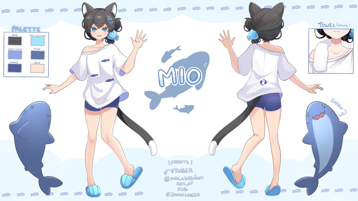 ♡Mio♡ || Vgen Artist || Vtuber 🩵🐟 tweet media