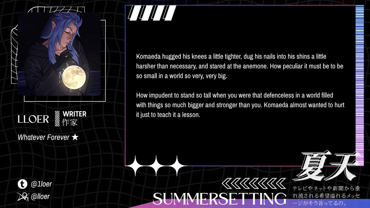 Summersetting: A Hikoma Summer Zine tweet media