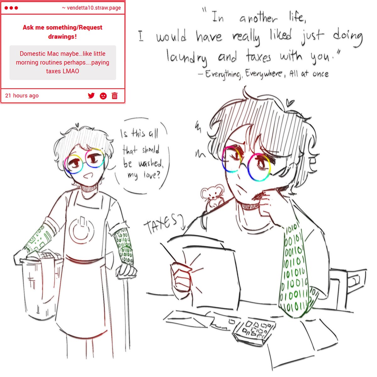 yukasorinn's tweet photo. Some wholesome Mac after all the earlier spicy ones ahsgah
#macdateverything #dateeverythingmac #dateeverythinggame https://t.co/IWnoPeXvtk