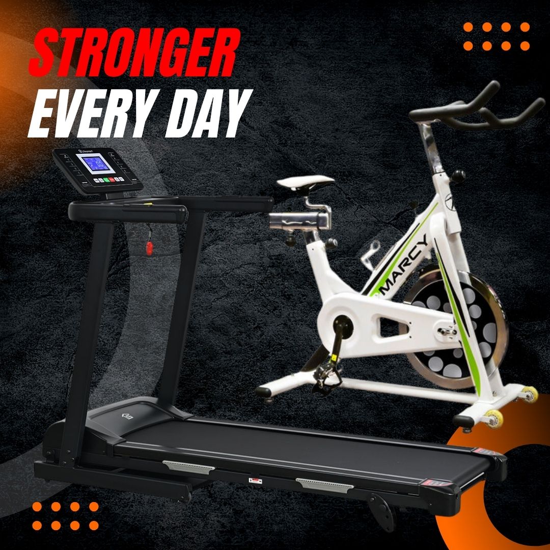 Step up your stamina with a Lifesmart Treadmill or the Marcy Revolution Cycle. 🏃🚲

#ReadyWithBig5 #MarcyCycle #LifesmartTreadmill