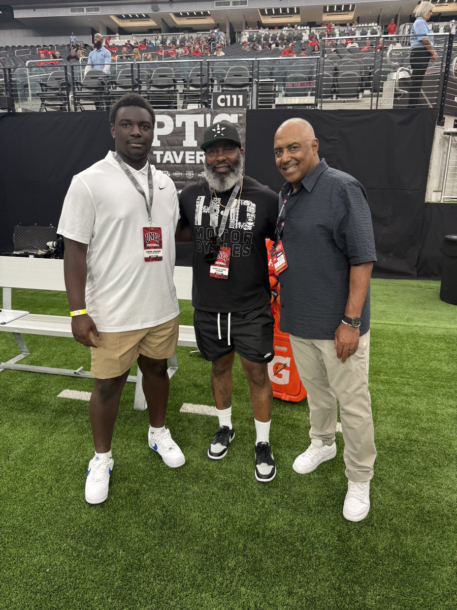 <a href="/unlvfootball/">UNLV Football</a> <a href="/oakridgefb/">War Eagle Football</a> <a href="/CoachBlackshire/">Tyler Blackshire M.Ed.</a> <a href="/CoachMicahHill/">Micah Hill</a> <a href="/M_Bure/">Coach M. Bure</a> <a href="/CoachLogo/">Ricky Logo</a> <a href="/LoneStarPrepsTX/">TX Prep Varsity</a> <a href="/On3sports/">On3</a> 
Thanks to UNLV and coaches for having me and the family out for week 0 game day visit.