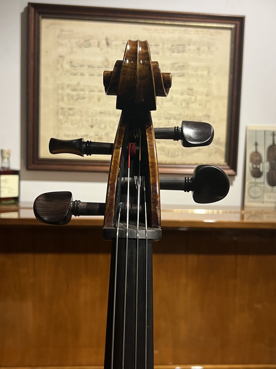 完全手作りのチェロだね🎻
とても綺麗だね