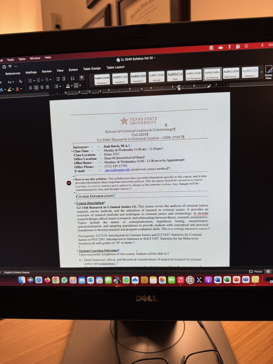 Decided to make a few last minute tweaks to my syllabus for a course I teach tomorrow morning…sometimes inspiration on how to simplify complex topics hits at the 11th hour