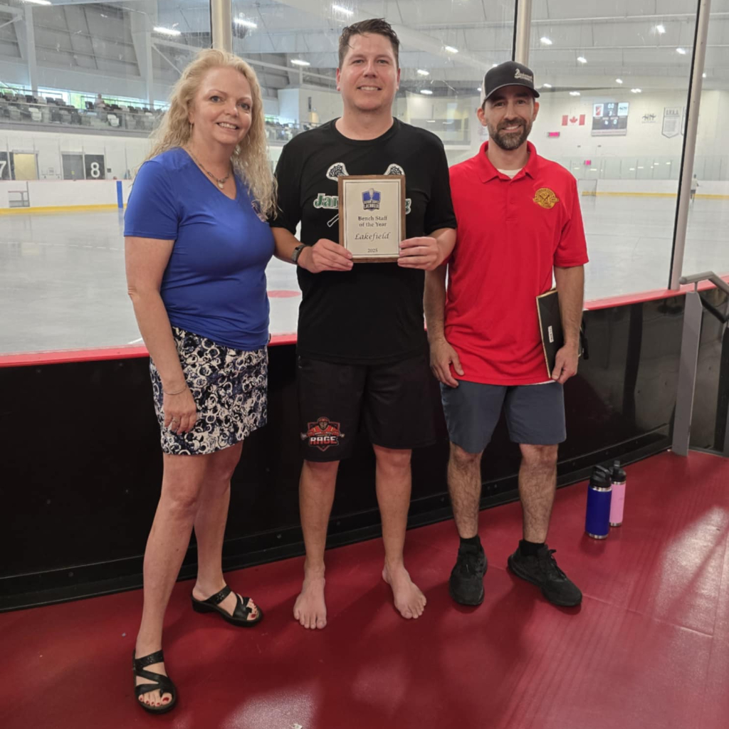 2025 Senior Series Lacrosse Awards 
Offensive Player of the Year 
Defensive Player of the Year 
Most Sportsmanlike Player of the Year 
Coaching Staff of the Year 
gamesheetstats.com/seasons/9957/p…