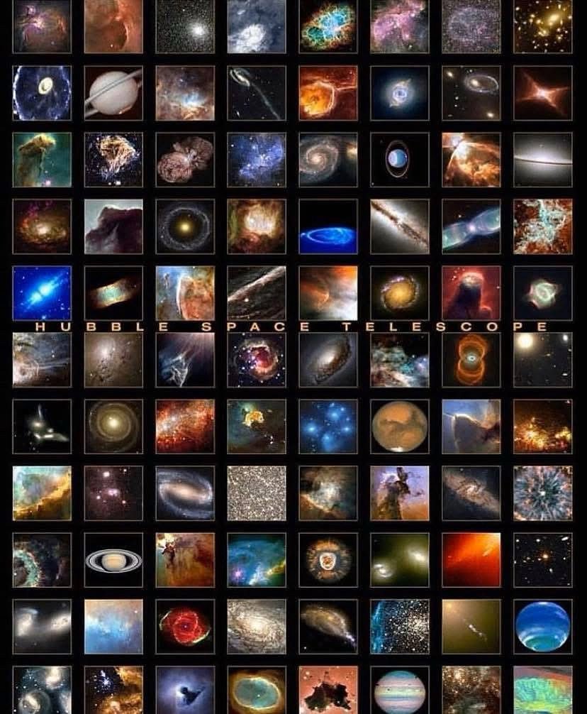 Fotografías que nos brinda el telescopio espacial Hubble.🌌