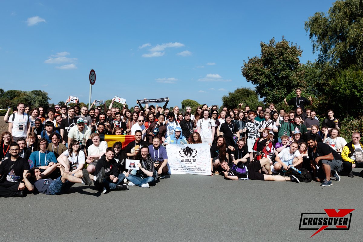 CROSSOVER 2025 (@crossover_gg) on Twitter photo one year later, it seems that dreams do come trueโArc World Tour made its way to germany!
thank you to <a href="/ASWesports/">ASW_esports โARC WORLD TOUR 2025-2026</a> and <a href="/ASW_official_EU/">Arc System Works EU</a> for your support, and for seeing our passion.
liebe grรผรe nach japan :) #AWT25_26 one year later, it seems that dreams do come trueโArc World Tour made its way to germany!
thank you to <a href="/ASWesports/">ASW_esports โARC WORLD TOUR 2025-2026</a> and <a href="/ASW_official_EU/">Arc System Works EU</a> for your support, and for seeing our passion.
liebe grรผรe nach japan :) #AWT25_26