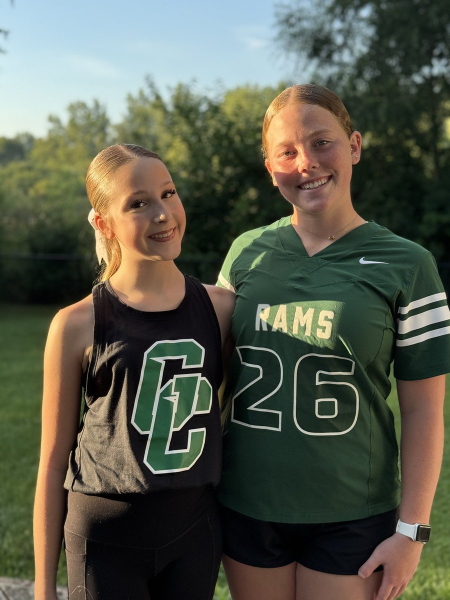 hubbardbradford's tweet image. Friday’s @Grayslake_Rams #Ramily Rally was a blast. We’ve got a dancer and flag football player! This fall is going to be so much fun. #HubbardSisters #makeitmatter #dadisthebesttitle