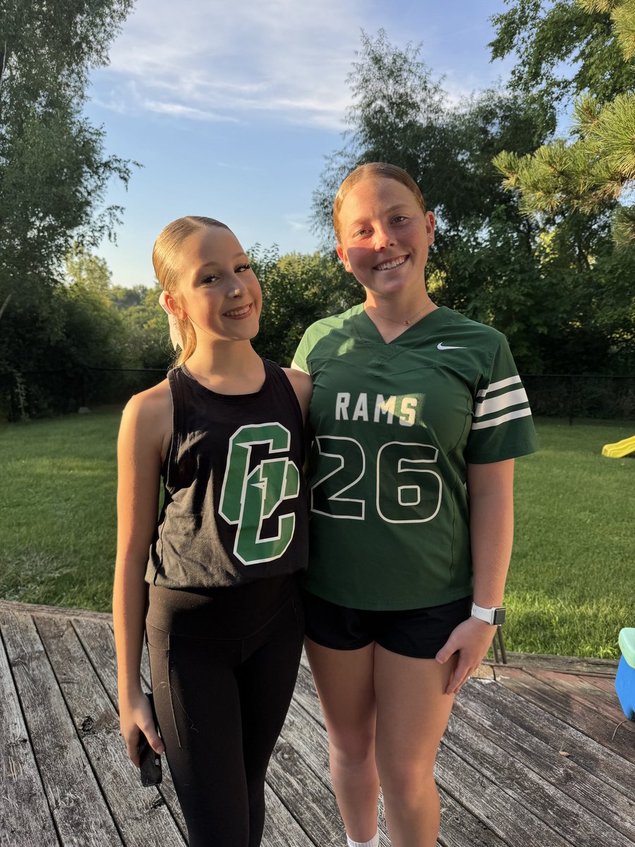 hubbardbradford's tweet image. Friday’s @Grayslake_Rams #Ramily Rally was a blast. We’ve got a dancer and flag football player! This fall is going to be so much fun. #HubbardSisters #makeitmatter #dadisthebesttitle