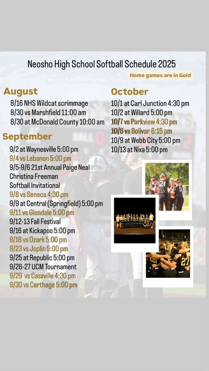 So excited for junior year! I’m excited to see how far we will make it this year! <a href="/NeoshoSD/">Neosho Wildcats</a> <a href="/TulsaSoftball/">Tulsa Softball</a> <a href="/UWFSoftball/">UWF Softball</a> <a href="/SBRRetweets/">Softball Recruiting Reposts</a> <a href="/Gorilla_SFB/">Pitt State Softball 🥎</a> <a href="/MSSUSoftball/">MSSU Softball</a>