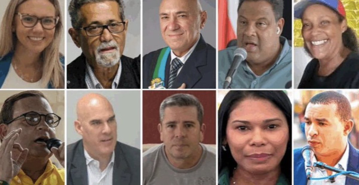 Hoy celebramos la liberación de los presos políticos:
🇻🇪 Víctor Jurado, Américo de Grazia, Simón Vargas, Arelis Ojeda, Mayra Castro, Diana Berrío, Margarita Assenza y Gorka Carnevali.

Asimismo, saludamos las medidas cautelares otorgadas a:
Rafael Ramírez, Nabil Maalouf, Pedro