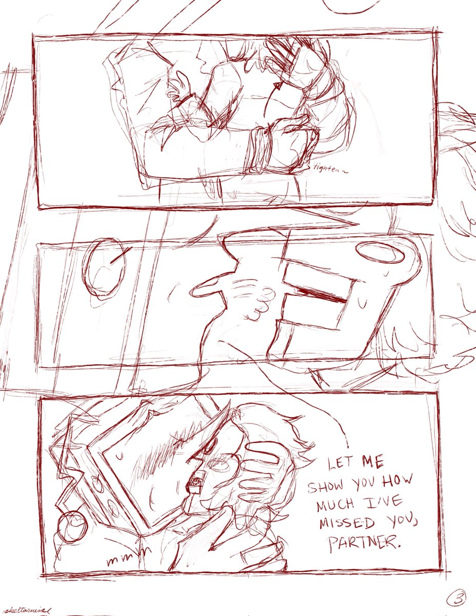 skeltaruined's tweet photo. Pages 1-3 of Acquired Taste, my NSFW comic about Spamton's tongue being all he's got left!! #spamtenna #deltarule34 #deltaruined This intro is more like light angsty fluff but rest assured...... they'll be relearning each other's bodies 😳👅 Thanks for 200 followers!! 🎉 https://t.co/T4JvZlU0VI