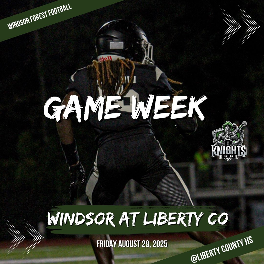 Week Two for the Knights! We will travel over to Hinesville and take on Liberty County at their place! Be sure to come out and support your favorite team!