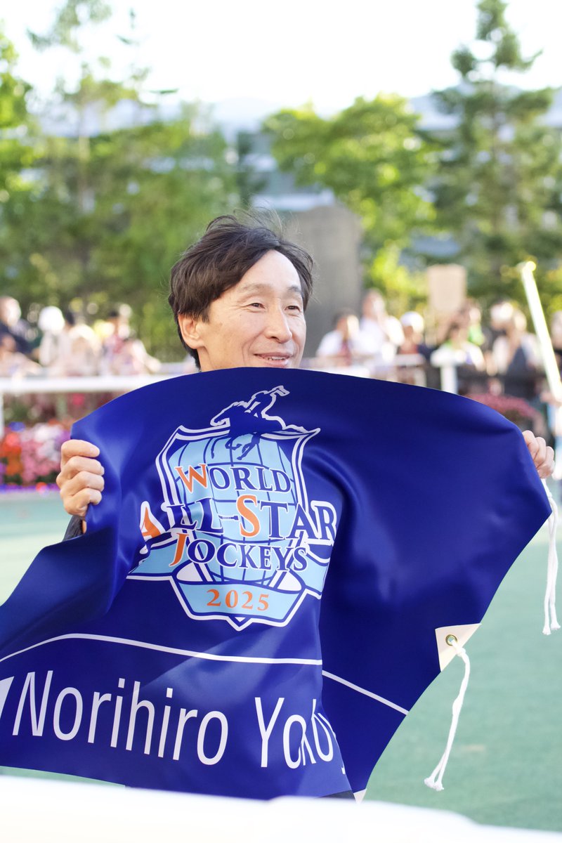 _hina_photo's tweet image. 可愛すぎるノリさん

#札幌競馬場
#横山典弘
#WASJ
#WASJ2025