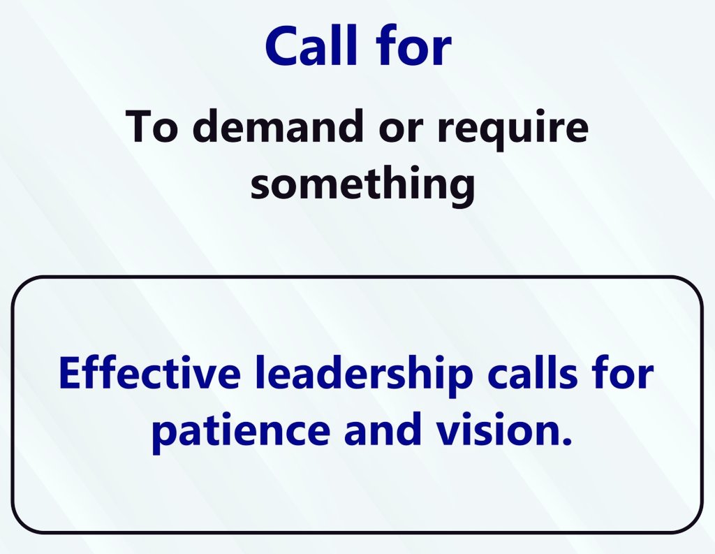 Phrasal Verbs about #Leadership #LearnEnglish