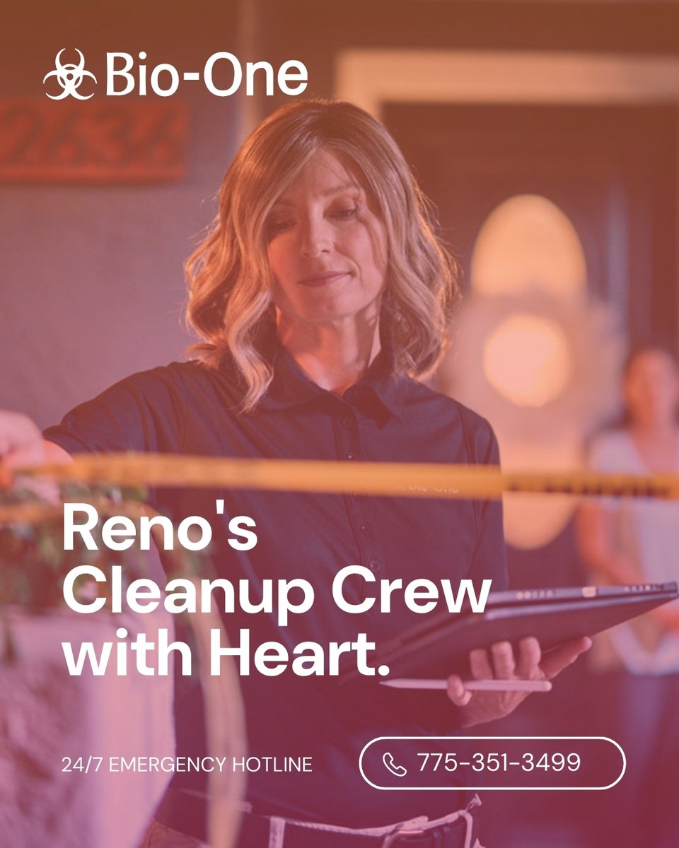 BioOneReno's tweet image. Reno's own: Tough enough for the job, kind enough for your heart.
Your local cleanup crew with compassion.
#HelpFirstReno