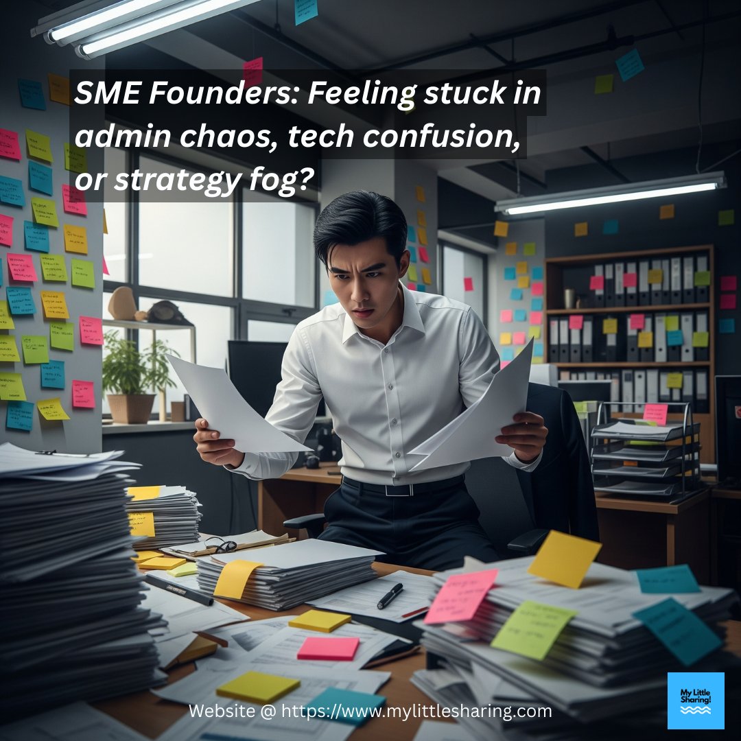 mylittlesharing's tweet image. Clarity isn’t a luxury—it’s a lifeline for founders drowning in complexity. Let’s simplify, modularize, and move forward with purpose.

DM me or send inquiry via website&apos;s Contact page. 

#SMEConsulting #ModularSolutions #FounderSupport #BusinessClarity #StrategicGrowth #SMEs