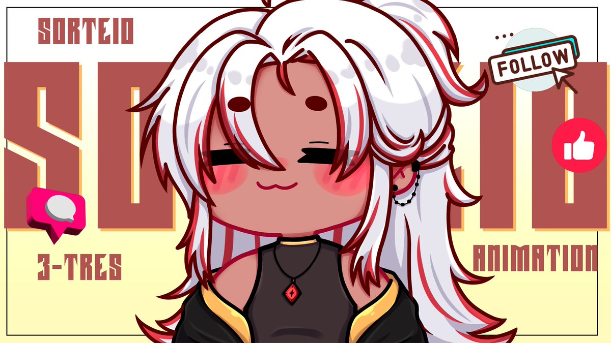 🎉ULTIMO SORTEIO DE ANIMATION🎉
Estou sorteando 3 Pessoas para ganhar uma animação, de uma imagem a sua escolha! Esse e o ultimo sorteio que vou fazer do tipo, pra participar e fácil segue o passo a passo:
✅Follow 
🔁RT
💭Coment 
exemplos no perfil - Confere ai