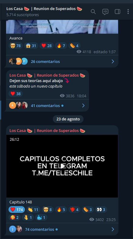 teleschile's tweet photo. Todos los capitulos de #loscasablanca 48 hrs antes 
Enlace solo por instagram
https://t.co/OxvJfN4yit https://t.co/tYJhZvqpRT