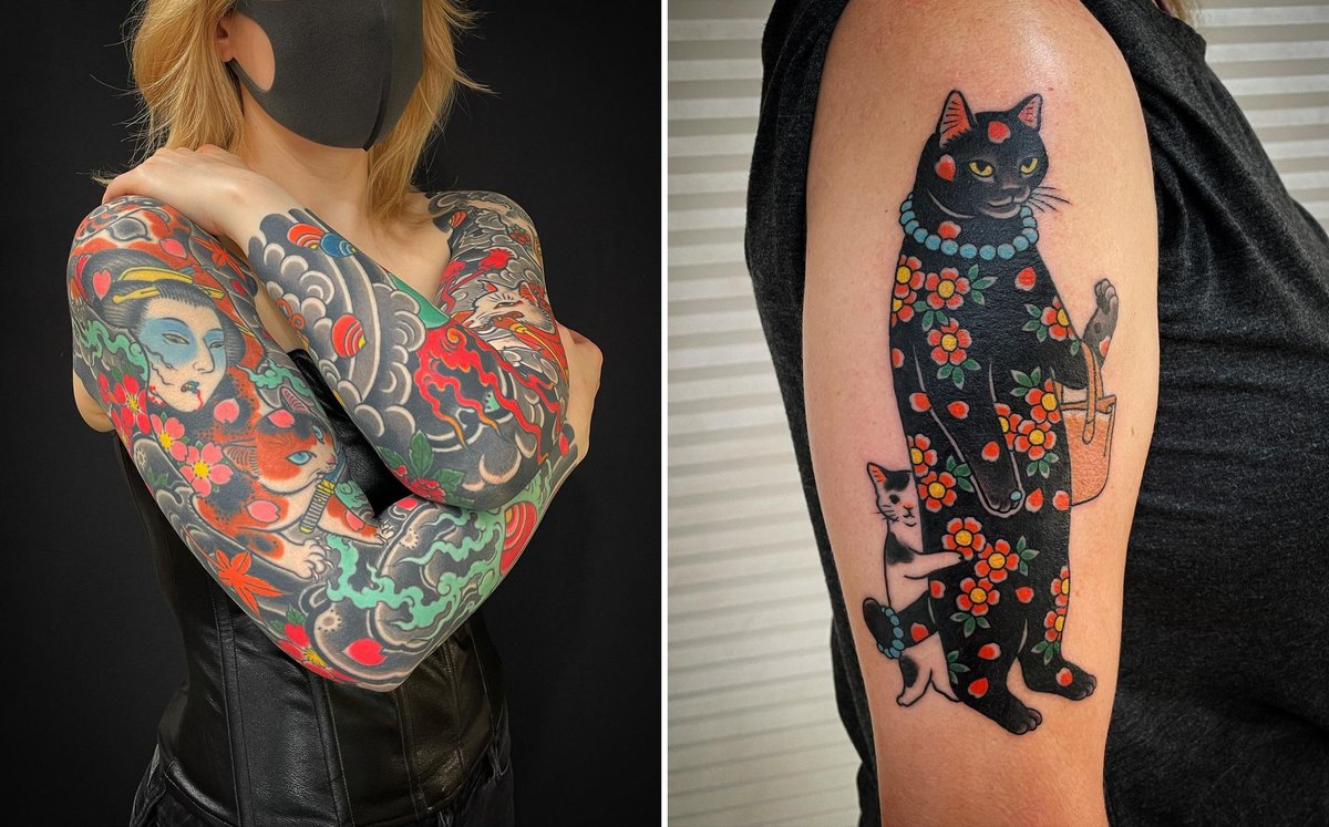 I love Kazuaki Kitamura's cat tattoos

IG horitomo_stateofgrace