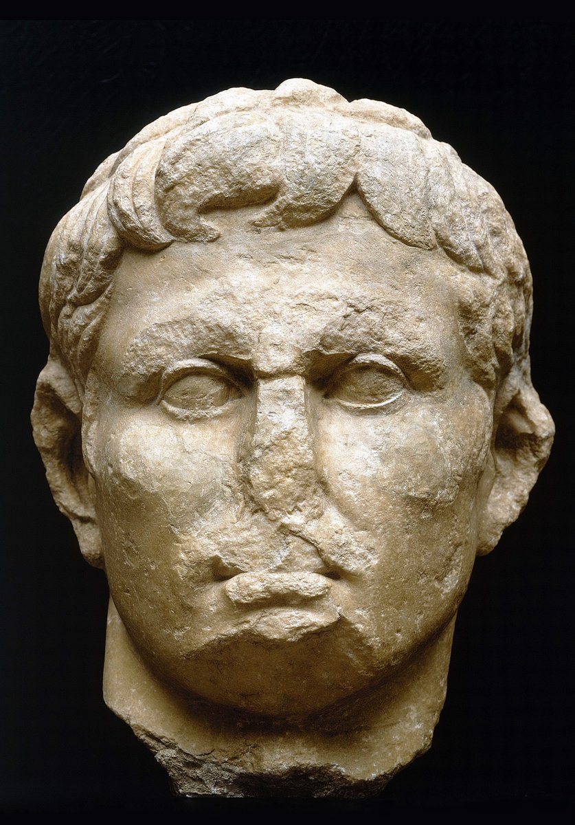 Head of Augustus, 1st century AD, Conimbriga Monographic Museum.