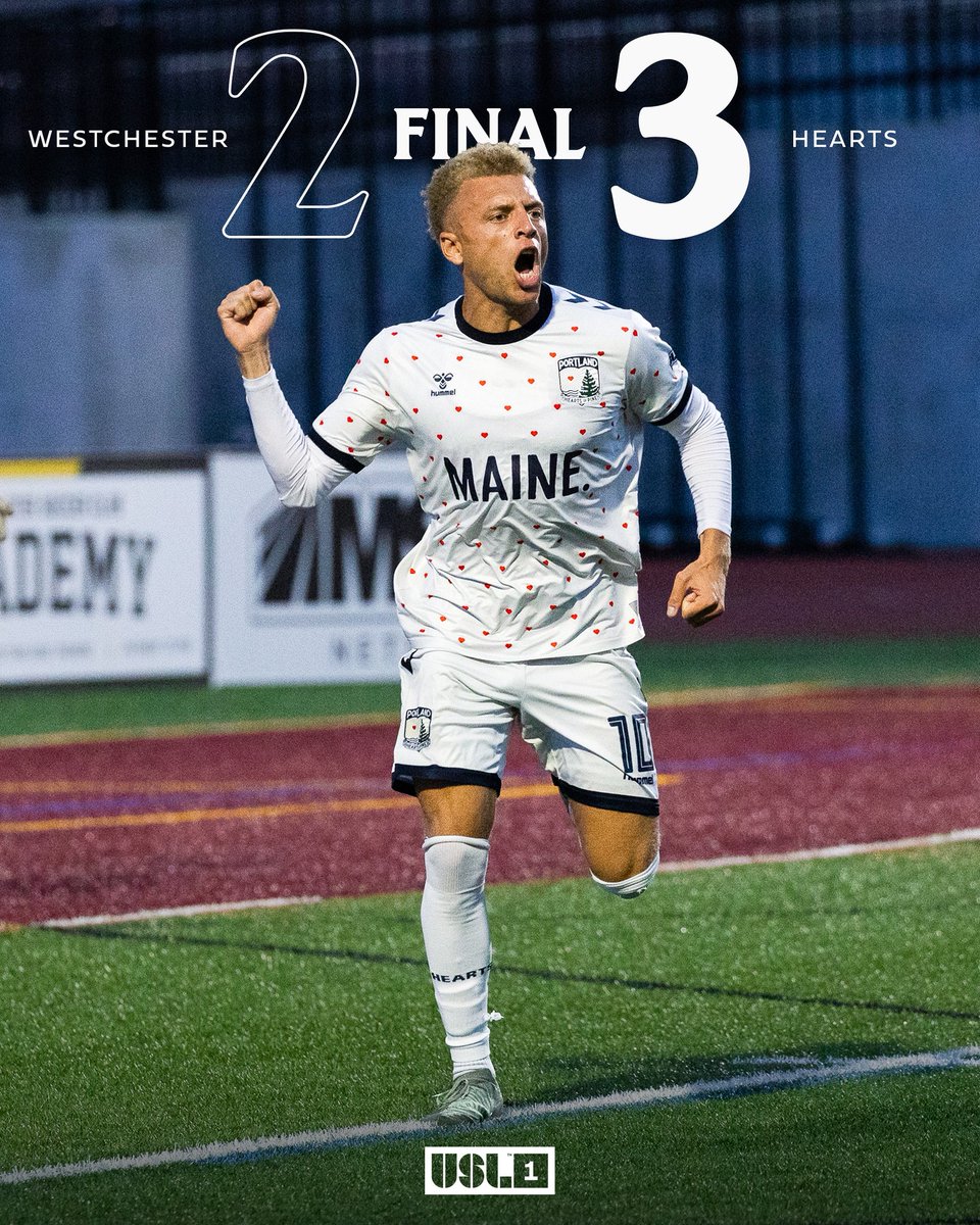 Three points coming back to Maine. See you Saturday, Portland 🫶