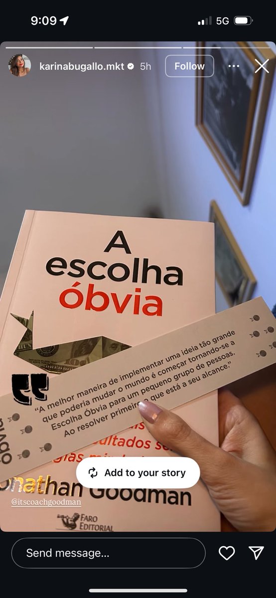 Just got tagged in this. 

So, uhh, guess The Obvious Choice is in Portuguese now. 

Neat.