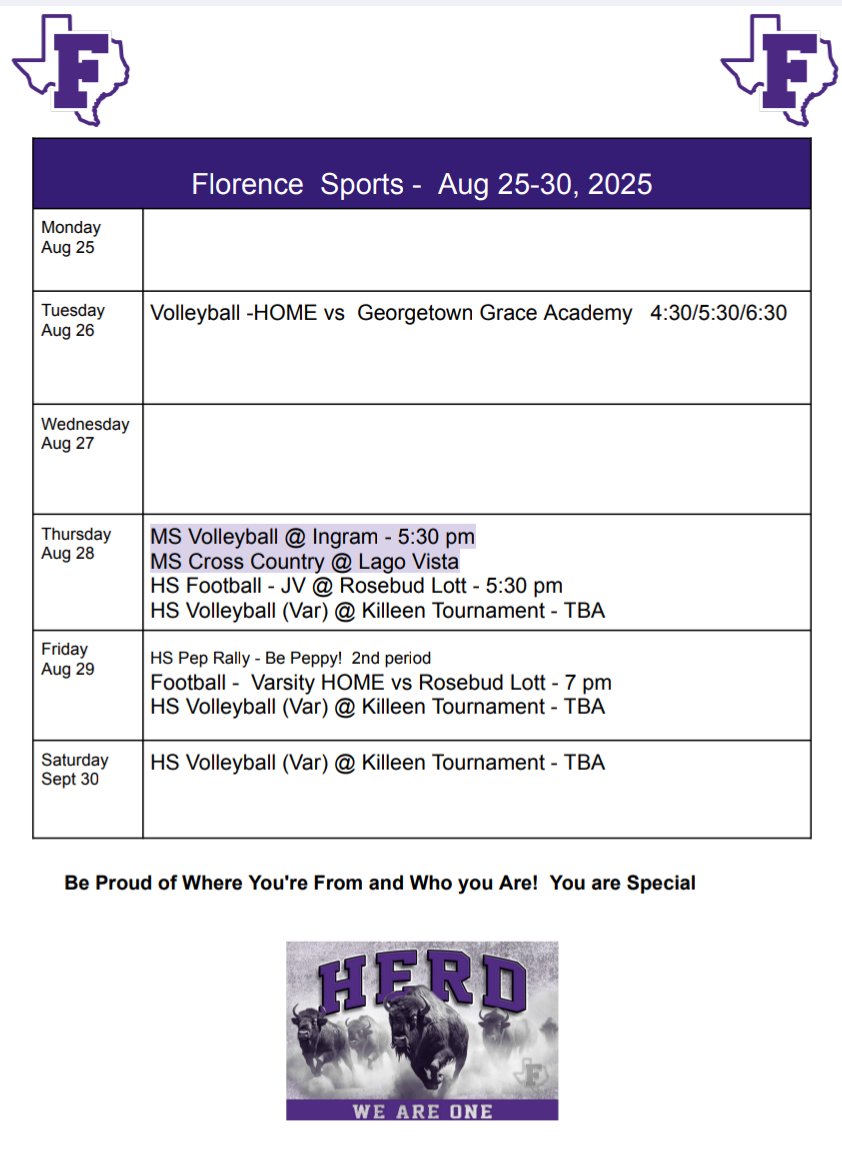 Buff sports this week