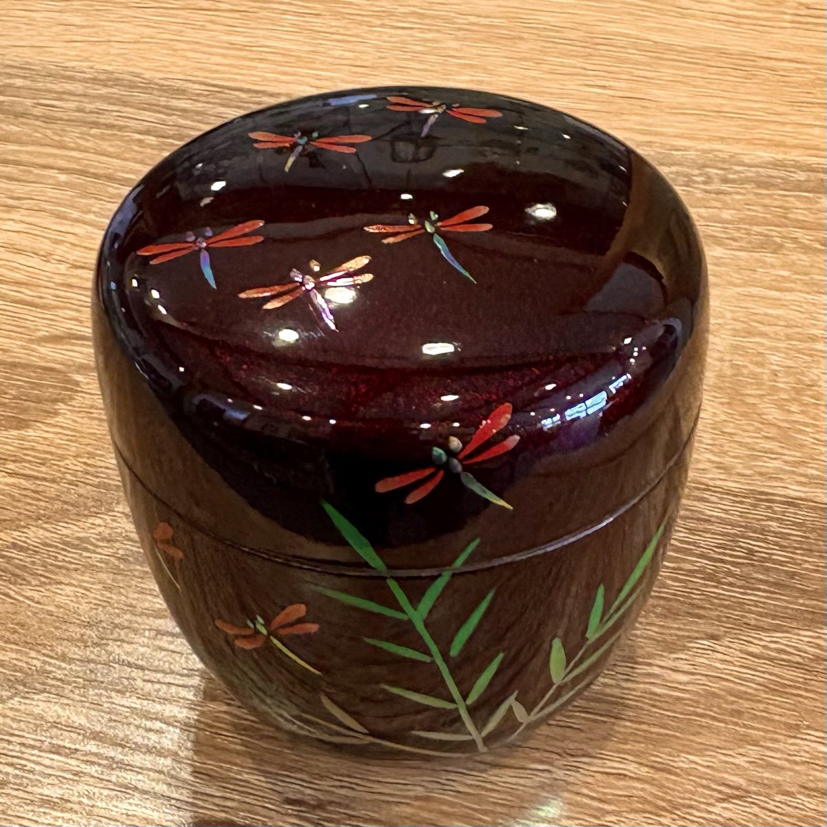 赤い花形茶道具 木製 紫袋付き 花器・茶道具専門店 いたくら on X: 